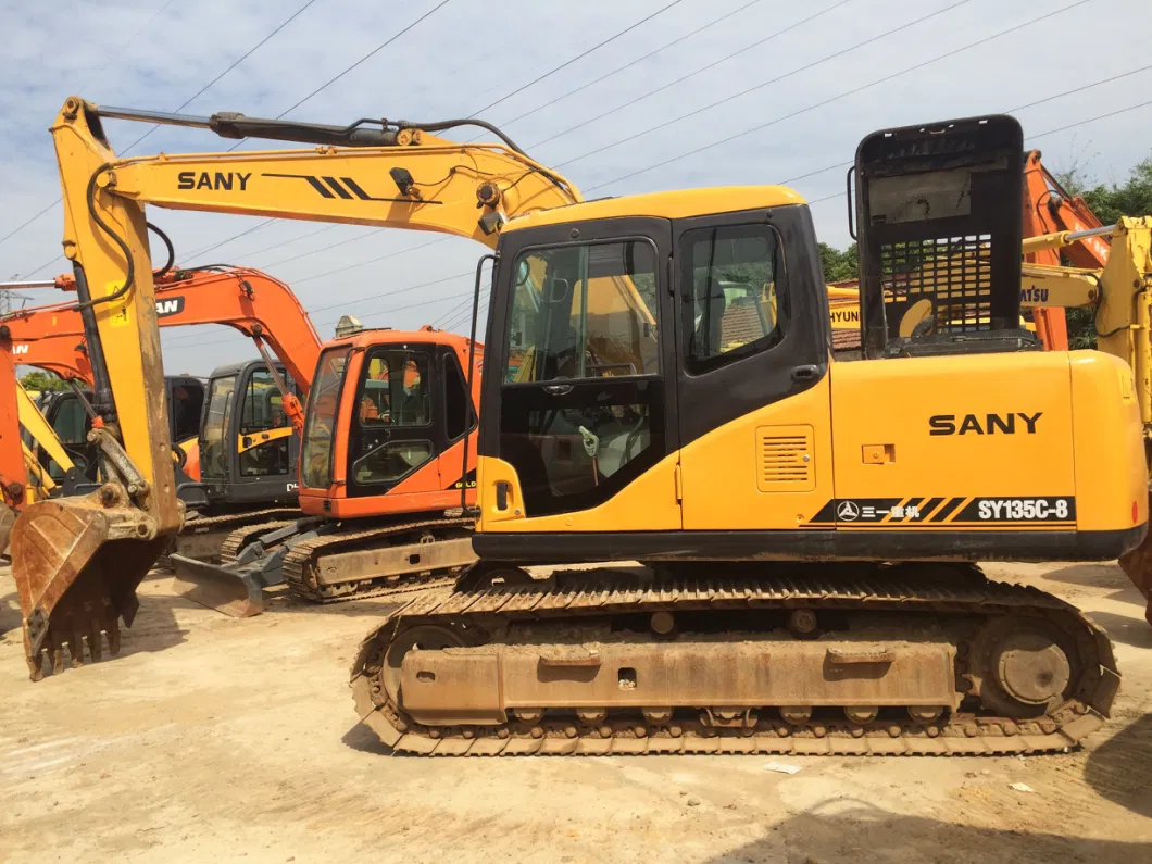 Good Condition Low Price Sany 135c-8 Used Excavator