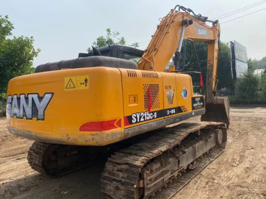 Excavadora Sany Sy215c usada de 20 toneladas Sany USD Excavadora fabricada en China\