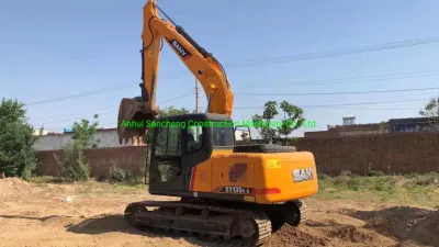 Excavadora hidráulica usada Sany Sy135 Sy235 Excavadora de orugas de servicio pesado