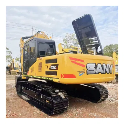 Excavadora Sany215c usada a la venta precio barato máquina sobre orugas Sany 215cpro