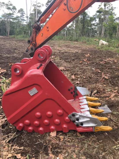 Cucharón de excavación de excavadora para máquina de 10 toneladas, 20 toneladas y 30 toneladas