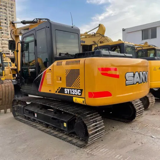 Excavadora usada Sany 135c en buen estado a bajo precio